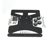 Zeberoxyz Upgrade Modular Y Carriage Plate Kit 190mmx190mmx3.5mm/7.5x7.5x0.14inch for 2040 V-Groove Aluminum Profile for Ender 3/Ender 3 PRO 3D Printers (190x190x3.5mm)