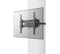 ZeboZap ZZTVT2064 NO Drill Tilt Only Outdoor TV Mount | GAZEBO | Patio| Pergola | Square Post | Stainless Steel Screws | Weatherproof | Holds 120lbs | Black