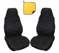 ZeBQrphio 2 Pcs Universal Car Seat Covers, Waterproof Front Pair Seat Protectors for Vehicles, Heavy Duty Car Seat Covers Measuring,Protects Against Dirt, Spills, Mud & Pet Hair Seat Protectors