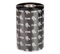 02100BK11045 Zebra 2100 Wax 110mm x 450m (6) Thermal Printer Ribbons