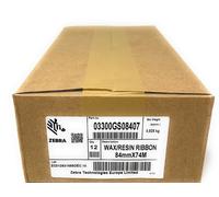 ZEBRA 03300GS08407 84Mm X 74M 12 Ribbon ZD420 / ZD421 / ZD620 Pack Of 12 Rolls