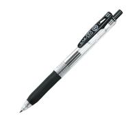 Zebra 1 X Sarasa Push Clip Gel Ink Pen - 0.5 mm - Black