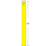 Zebra 10012712-2 printer label Yellow Self-adhesive printer label