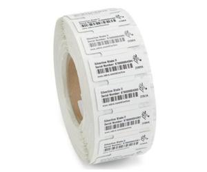 Zebra 10026767 Silverline Blade II RFID 400 Adhesive Labels In Acrylic
