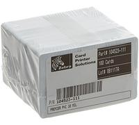 Zebra 104523-111 Plastic Sheets, Premier PVC 30 ml, Pack of 100
