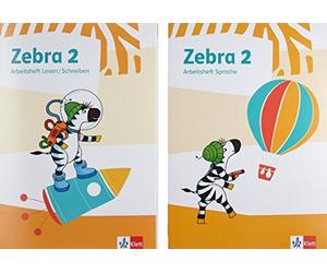 Zebra 2: Paket: Arbeitsheft Sprache, Arbeitsheft Lesen/Schreiben Kla (Broschüre)