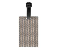 Zebra and Giraffe Print Luggage Tags for Suitcases Labels Set Travel Essentials Detachable Business Trip