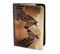 Zebra and Giraffe3 print Passport Cover, Passport Holder Cover Wallet Passport Wallet Case for Cards and Documents
