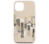 zebra animal animal mode fashion personality modern splash illustration Case for iPhone 13
