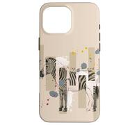 zebra animal animal mode fashion personality modern splash illustration Case for iPhone 16 Pro Max