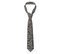 Zebra Animal Men'S Silk Polyester Ties,All-Over Print Necktie For Business,Wedding,Party-Non-Fade,Non-Wrinkle, Anti-Flyaway Clip Design