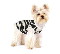 Zebra Animal Pet Dog T-Shirt Dogs Cats Cotton Sleeveless Vest Pet Apparel T Shirts Suitable For Small Pets