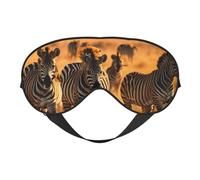 Zebra Animal Print Eye Mask,Silk-Like Sleep Mask,Night Sleeping Mask for Men Women,for Sleep Relaxation
