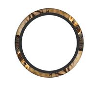 Zebra Animal Print Non-Slip Car Steering Wheel Cover Soft Easy Installation Protection Fit Cars Trucks
