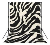 Zebra Animal Print Photo Studio Background 5x7ft Soft Photo Backdrop Curtain For Studio Content Creator Equipment