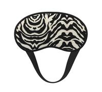 Zebra Animal Print Sleep Eye Mask Light Blocking Soft and Comfortable Night Eye Blinder for Women Men for Sleeping Travel Night Shift