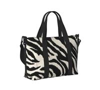 Zebra Animal Print Travel Duffle Bag,Handheld Shoulder Weekender Overnight Bag for Travel,Gym,Yoga