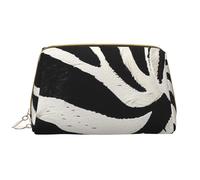 Zebra Animal Printed Makeup Bag for Women Portable Leather Make up Bag Travel Zipper Cosmetic Bags Organizer