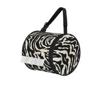 Zebra Animal Printed Toilet Paper Holder Bag, Adjustable Strap Roll Paper Organizer for Car Kitchen Outdoor