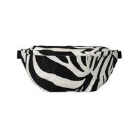 Zebra Animal Printed Waist Bag Adjustable Bum Bag Lightweight Travel Waist Fanny Pack Belt for Walking Cycling Hiking Travel