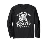 Zebra Animal Strip Horse Donkey Mixed Breed Long Sleeve T-Shirt
