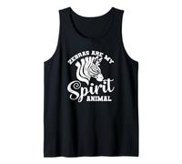 Zebra Animal Strip Horse Donkey Mixed Breed Tank Top