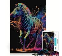 Zebra Astronaut Adult Jigsaw1000 Pieces Mind Boost Game Premium Laser Cut Quality Relaxing Indoor Group Activity (38x26cm)