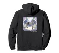 Zebra Baby Standing On Stage: Tanzania Wildlife Design Pullover Hoodie