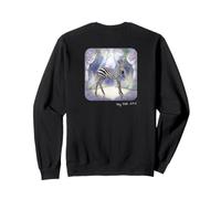 Zebra Baby Standing On Stage: Tanzania Wildlife Design Sweatshirt