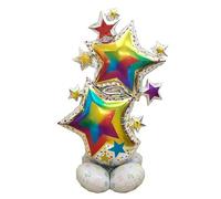Zebra Balloons Stars Foil Balloon, 1m, Metallic, Star Shape, Birthday, Kids