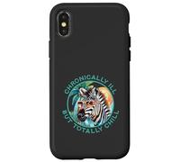 Zebra Beach Escape for EDS and Chronic Illness Case for iPhone X/XS