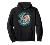 Zebra Beach Escape for EDS and Chronic Illness Pullover Hoodie