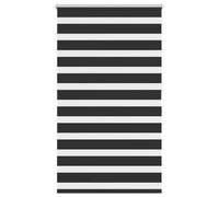 vidaXL Zebra Blind 100 x 175 cm Black, Black