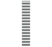 vidaXL Zebra Blind Light Grey 50x200 cm Fabric Width 45.9 cm Polyester