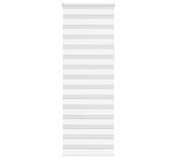 vidaXL Zebra Blind White 135x150 cm Fabric Width 130.9 cm Polyester