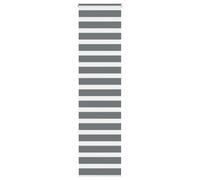(dark grey, 65 x 230 cm) vidaXL Zebra Blind Dark Grey 60x230 cm Fabric Width 55.9 cm Polyester