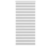 (light grey, 115 x 200 cm) vidaXL Zebra Blind Fabric Polyester