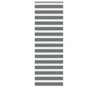 Dark Grey Zebra Window Roller Blinds Day And Night Vision Dual Layer Multi Sizes