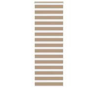 Brown Zebra Window Roller Blinds Day And Night Vision Dual Layer Multiple Sizes