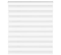 (white, 120 x 150 cm) vidaXL Zebra Blind Fabric Polyester