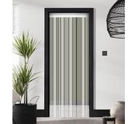 ZEBRA BLINDS String Curtain, Door Fly Screen Curtains, Door Strings, Tassel Curtains for Doorway, Window Decor String Panel Stripe, Stylish Room Divider, Panel Fringe Curtain (White, 100 x 210 cm)