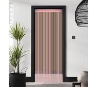 ZEBRA BLINDS String Curtain, Door Fly Screen Curtains, Door Strings, Tassel Curtains for Doorway, Window Decor String Panel Stripe, Stylish Room Divider, Panel Fringe Curtain (Pink, 100 x 210 cm)