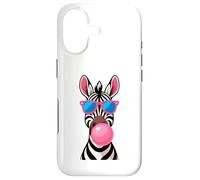 Zebra Bubblegum Pop Art Comic Style Case for iPhone 17