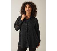 Zebra Burnout Shirt Evans Black 22-24