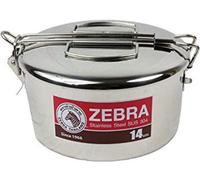 Zebra Camping Pot Stainless Steel Pan Set 14cm Bushcraft Survival Lunch Box