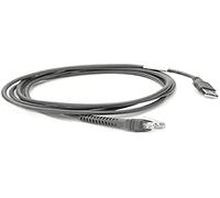 Zebra CBA-U21-S07ZBR Serial Cable (Black, 2.1 m, USB, EAS, Male Connector, DS2208-SR)