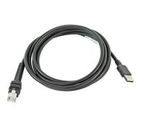 Zebra CBA-U46-S07ZAR. Product Colour: Black Connector 1: Usb A Cable Length: 2 M