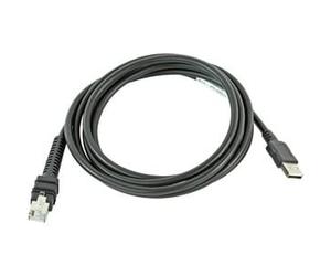 Zebra CBA-U46-S07ZAR. Product Colour: Black Connector 1: Usb A Cable Length: 2 M