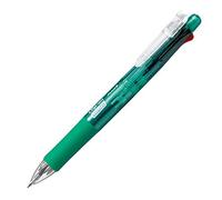 Zebra Clip-On Multi Color Multifunctional Pen, Clear Green Barrel (B4SA1-G)