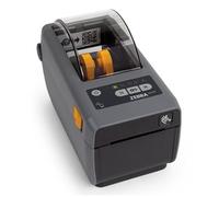 ZEBRA Direct Thermal Printer ZD411; 203 dpi, USB, USB Host, Modular Connectivity Slot, BTLE5, US Cord, Swiss Font, EZPL